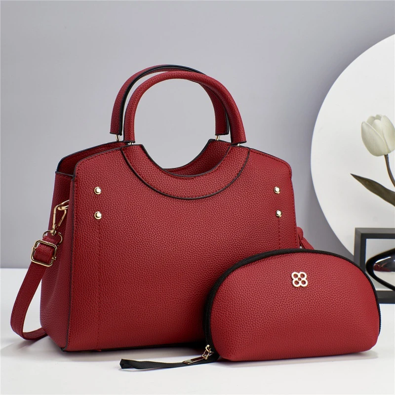 Minimalist 2-Piece Shoulder & Crossbody Bag Set