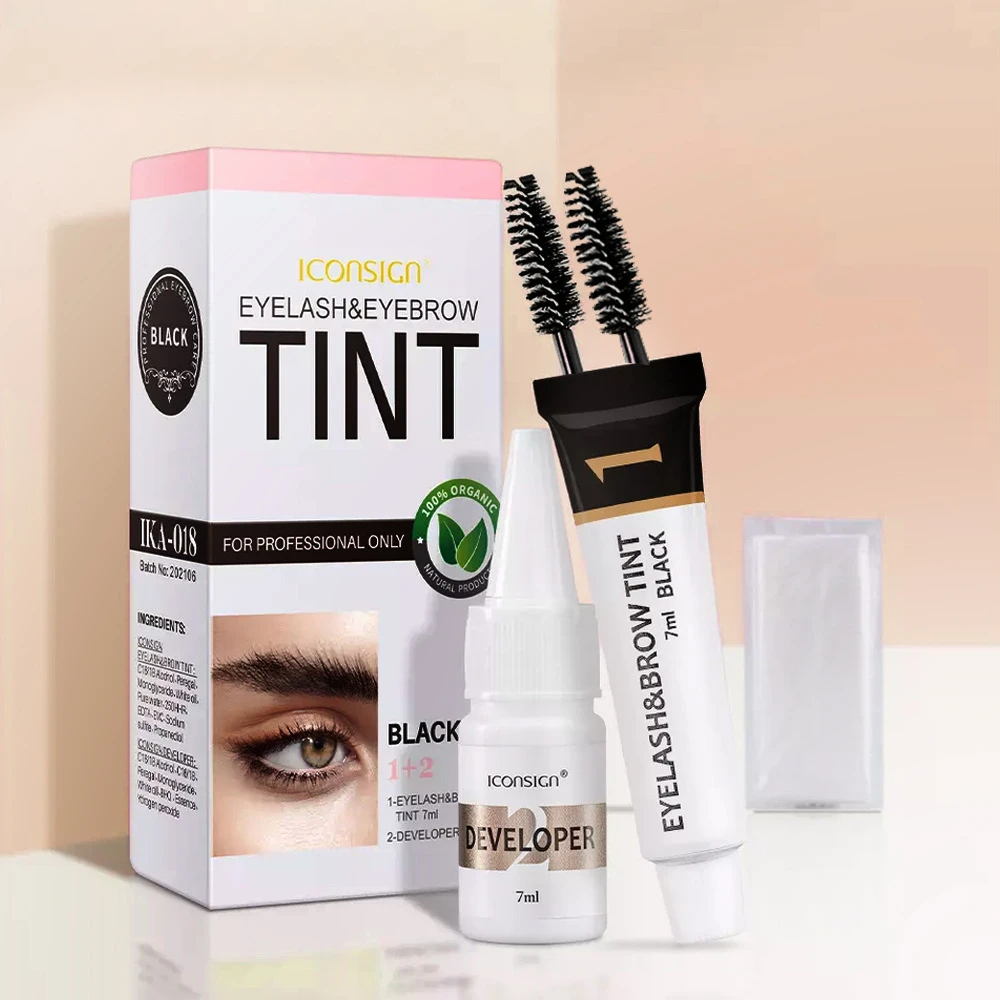Cross-Border Aikexier Eyebrow Dyeing & Styling Set (Waterproof / Quick-Drying)