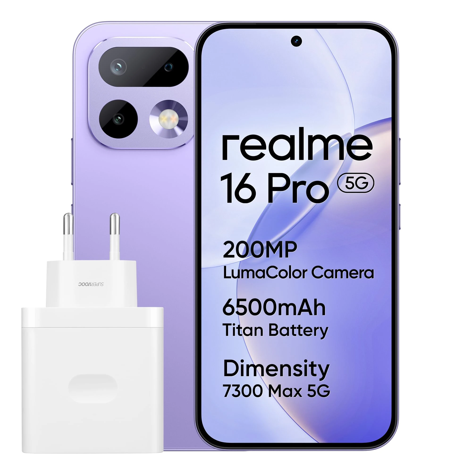 realme 16 Pro 5G Smartphone 8GB+512GB – 6.78" 144Hz AMOLED, 200MP Camera, 6500mAh Battery, IP69 Waterproof