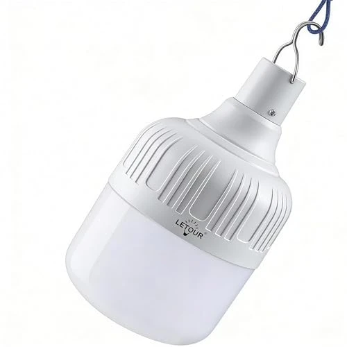 Emergency LED Charging Bulb – Rechargeable Night Light for Home, Market Stalls & Camping